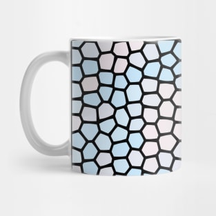 Painted Glass of Cute Pastel Coloured Leafs Mug